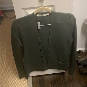 Lemaire x Uniqlo Green Cardigan